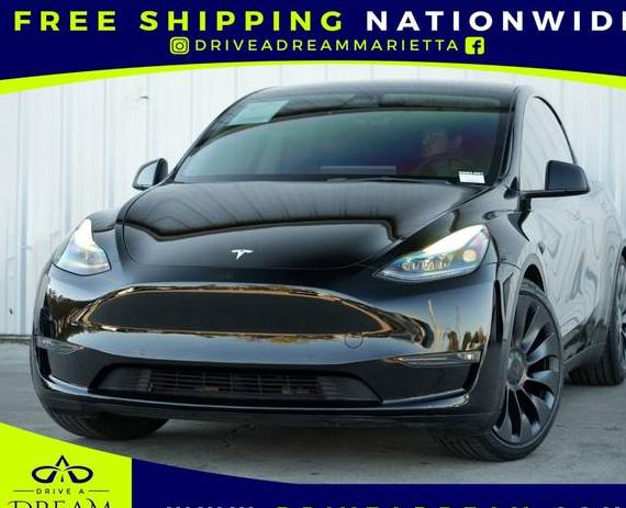 TESLA MODEL Y 2022 7SAYGDEF3NF390803 image